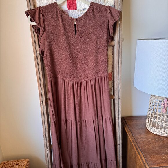 Summer Pleated Maxi Dress - Picture 4 of 7